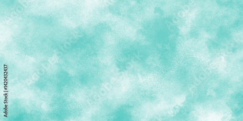 Abstract watercolor texture with pastel green and white hues blending smoothly. Watercolor texture with a natural artistic brushstroke look. hand painted texture.	