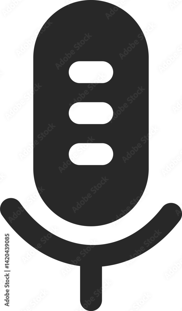 Microphone Vector Icon Stock Illustration Microphone Vector Icon Stock Illustration