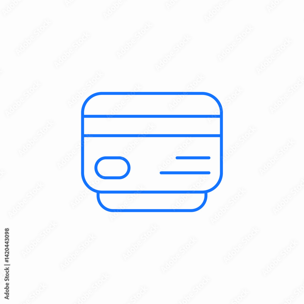 credit card icon sign vector credit card icon sign vector