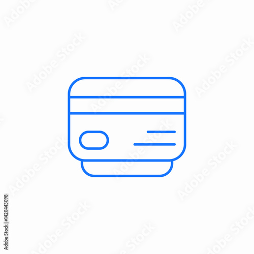 credit card icon sign vector