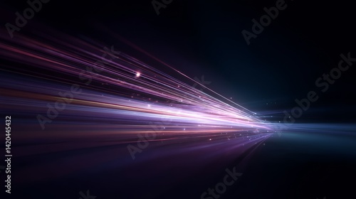 Obraz na płótnie light streak, fiber optic, speed line, futuristic background for 5g or 6g technology wireless data transmission, high-speed internet in abstract
w salonie