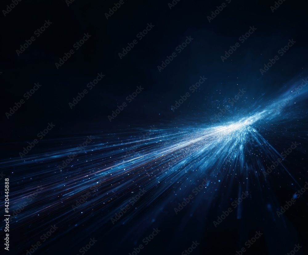 light streak, fiber optic, speed line, futuristic background for 5g or 6g technology wireless data transmission, high-speed internet in abstract