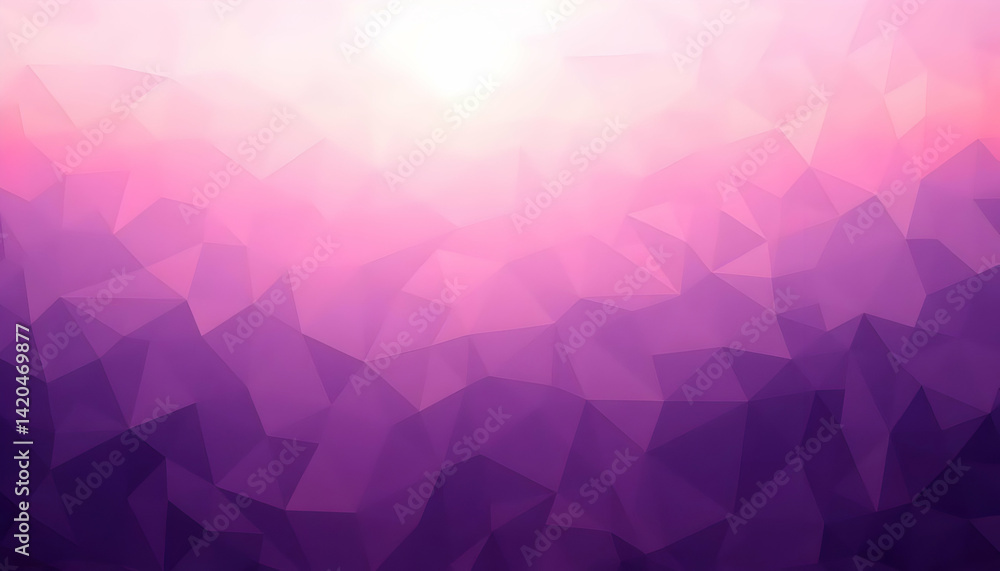 Obraz premium Abstract Pink Purple Low Poly Background for Artistic Design Use