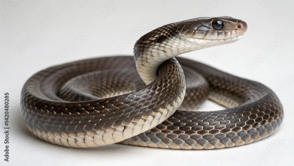 Baird’s Rat Snake on studio background
Baird’s Rat Snake on studio background