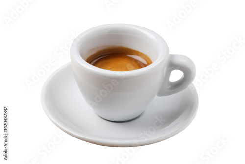 Wallpaper Mural Aromatic Awakening: A Single Shot of Espresso, Rich and Bold, Ready to Kickstart Your Day with Invigorating Flavors and Warmth. Torontodigital.ca