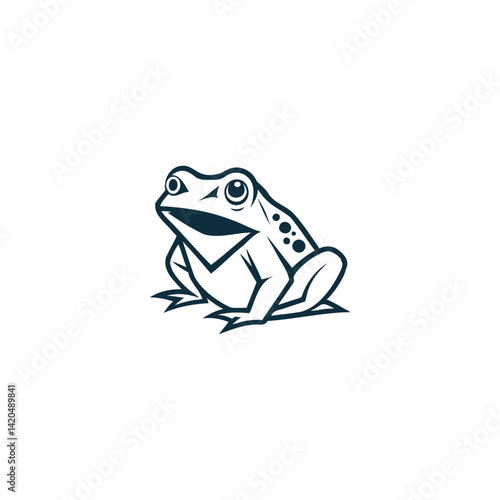 Sharp Toad Logo. Toad is very dignified animal even if not everybody is aware of it