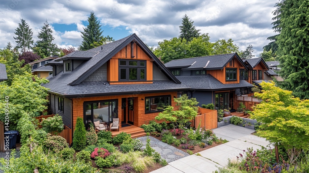 Concept of Accessory Dwelling Units (ADUs) for additional living space on the same property. Concept of Accessory Dwelling Units (ADUs) for additional living space on the same property.