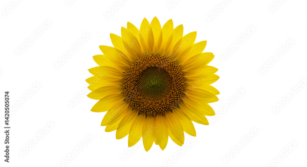 sunflower isolated on white background sunflower isolated on white background