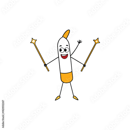 Goofy Cartoon Archery Quiver And Arrows Dancing L