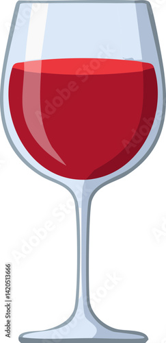 glass of red wine