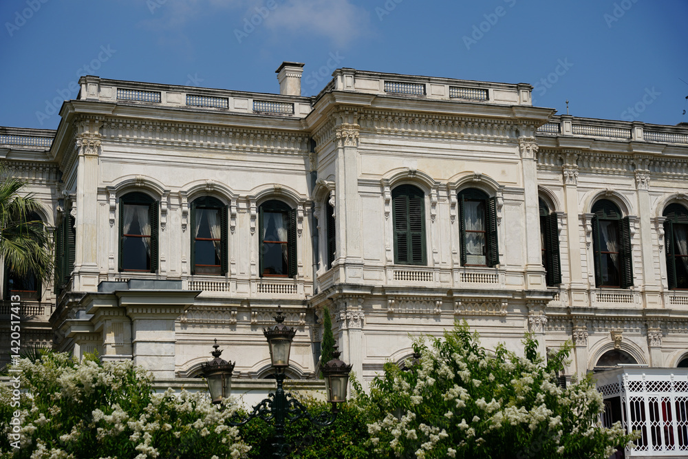 Obraz premium Buyuk Mabeyn Pavilion in Yildiz Palace, Istanbul, Turkiye