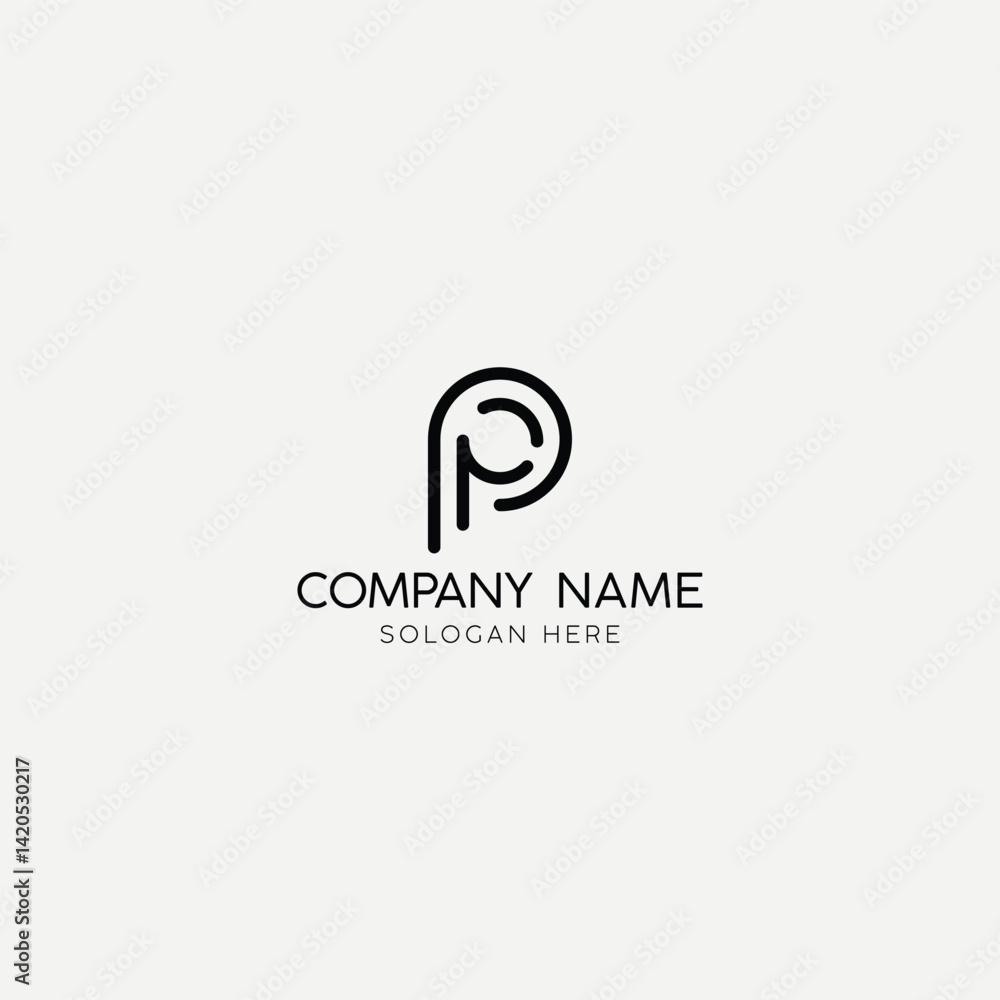 Fototapeta premium premium company logo Design