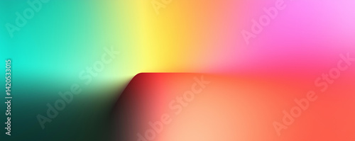 Vibrant spectrum of blended colors and light