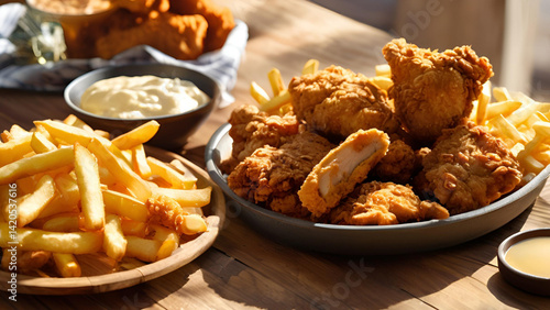 치킨,통닭,닭,닭요리,감자튀김,안주,패스트푸드,배달음식