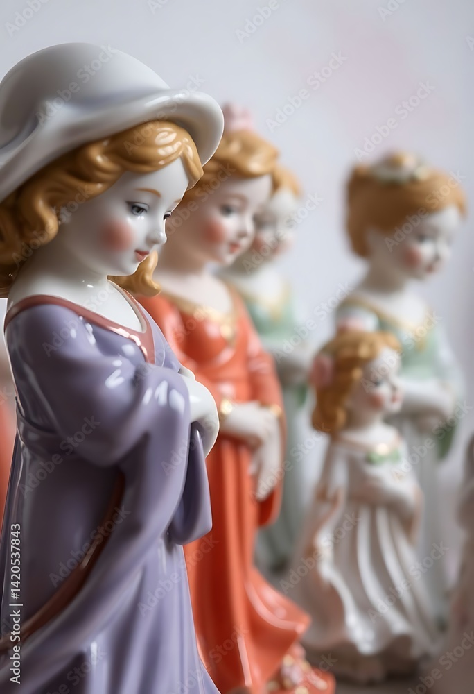 Obraz premium close up of a figurine of a group of women