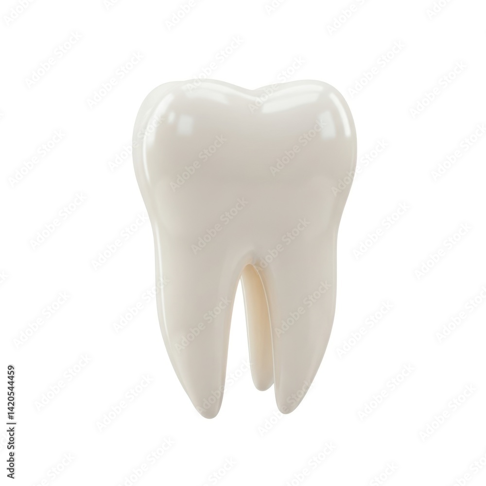Tooth anatomy isolated on white background Tooth anatomy isolated on white background