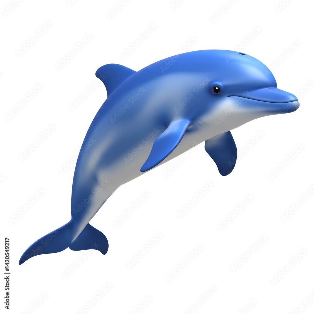 blue dolphin stock photo isolated on white background blue dolphin stock photo isolated on white background