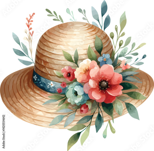 floral hat gift of love 