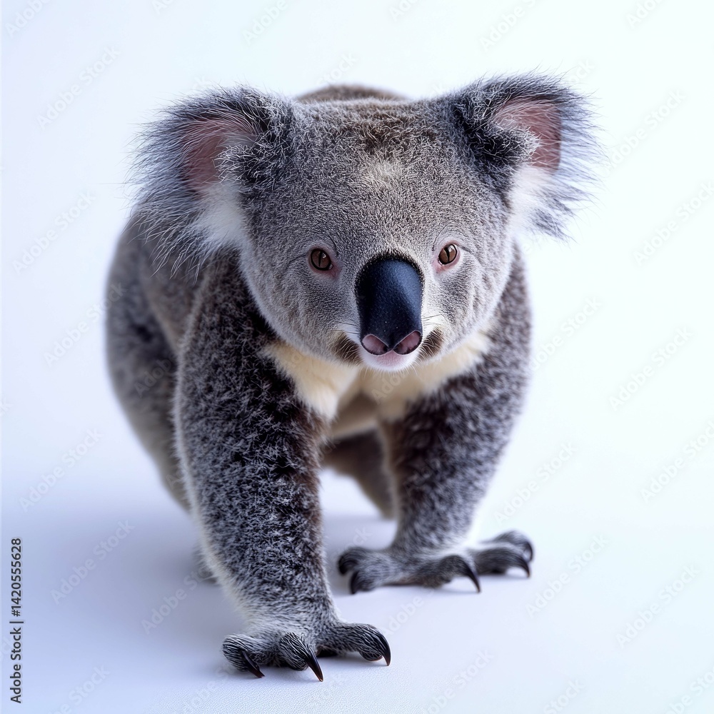 Fototapeta premium Adorable Koala Closeup: Australian Wildlife Photography