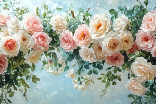 Pastel Roses Bouquet