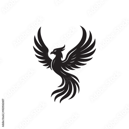 vector illustration of an phoenix