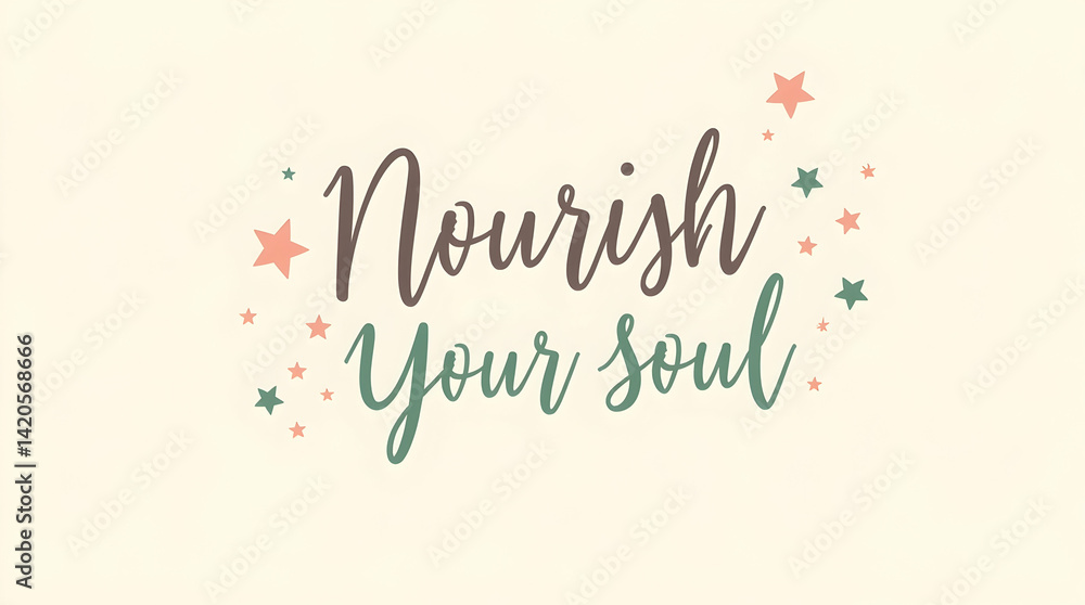 Obraz premium Nourish Your Soul – Soft Balance