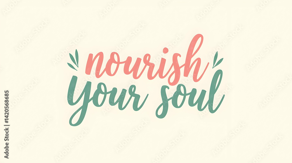 Obraz premium Nourish Your Soul – Gentle Space