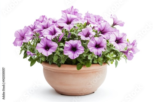 Wallpaper Mural Purple Petunia in Pot Torontodigital.ca