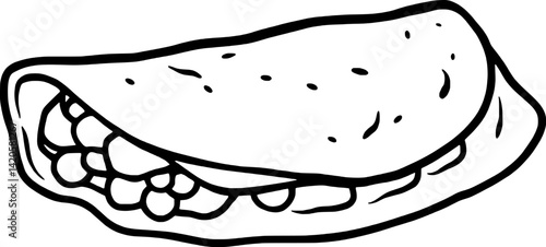 Delicious Quesadilla Filled With Savory Corn and Cheese