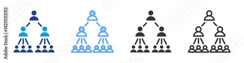 Mlm icon set multiple style collection