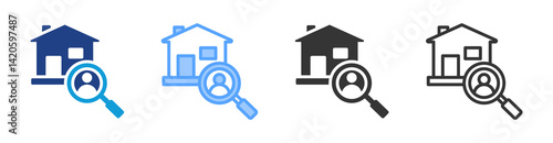 Buyer icon set multiple style collection
