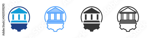 State icon set multiple style collection
