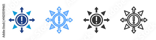 Various Ways icon set multiple style collection