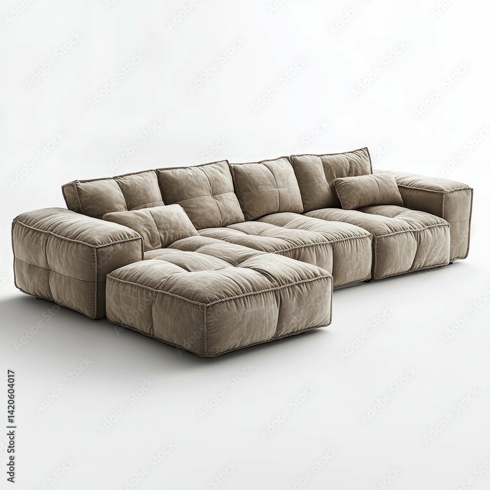 Obraz premium Modern Modular Sofa: Luxury Comfort and Style
