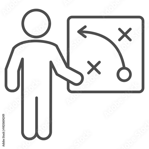 Strategist  Icon Element For Design