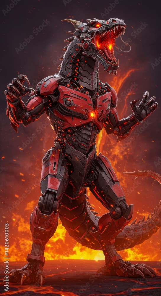 robot dragon robot dragon
