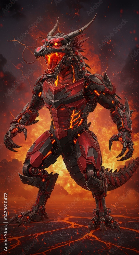 robot dragon robot dragon
