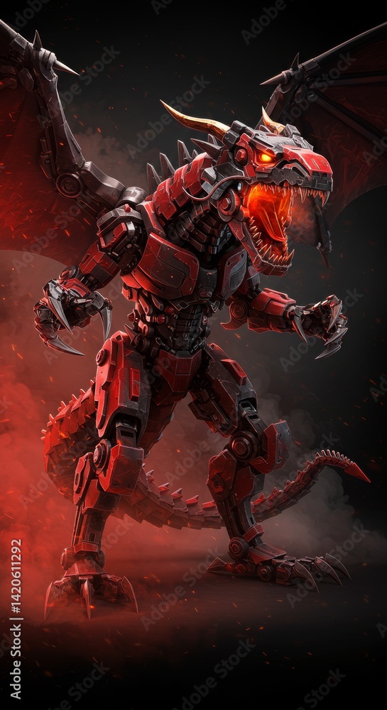 robot dragon robot dragon
