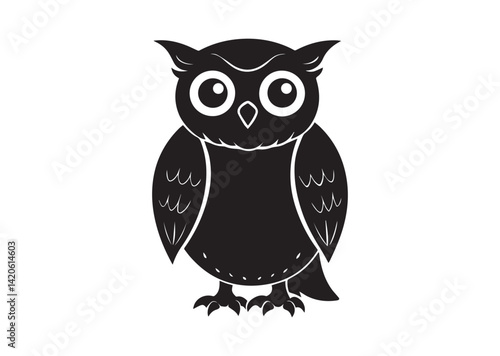 Owl  silhouette vector