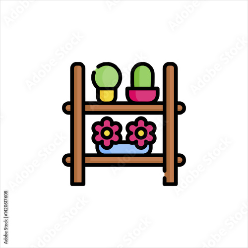 wooden fence with flowers