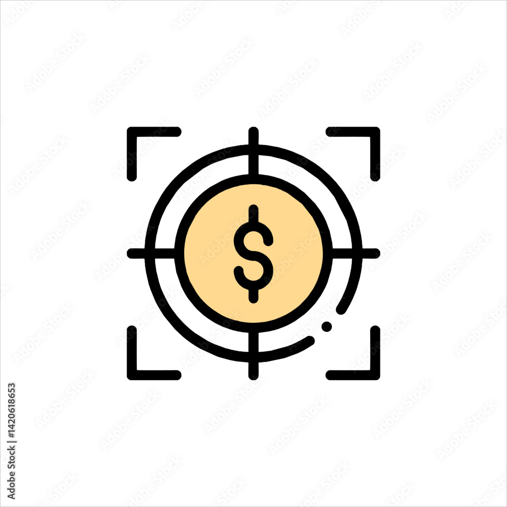dollar sign icon dollar sign icon