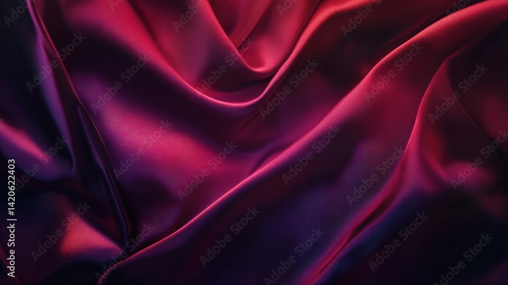 Obraz premium Ruby Red Satin Fabric Gradient Texture Ultra HD Elephant