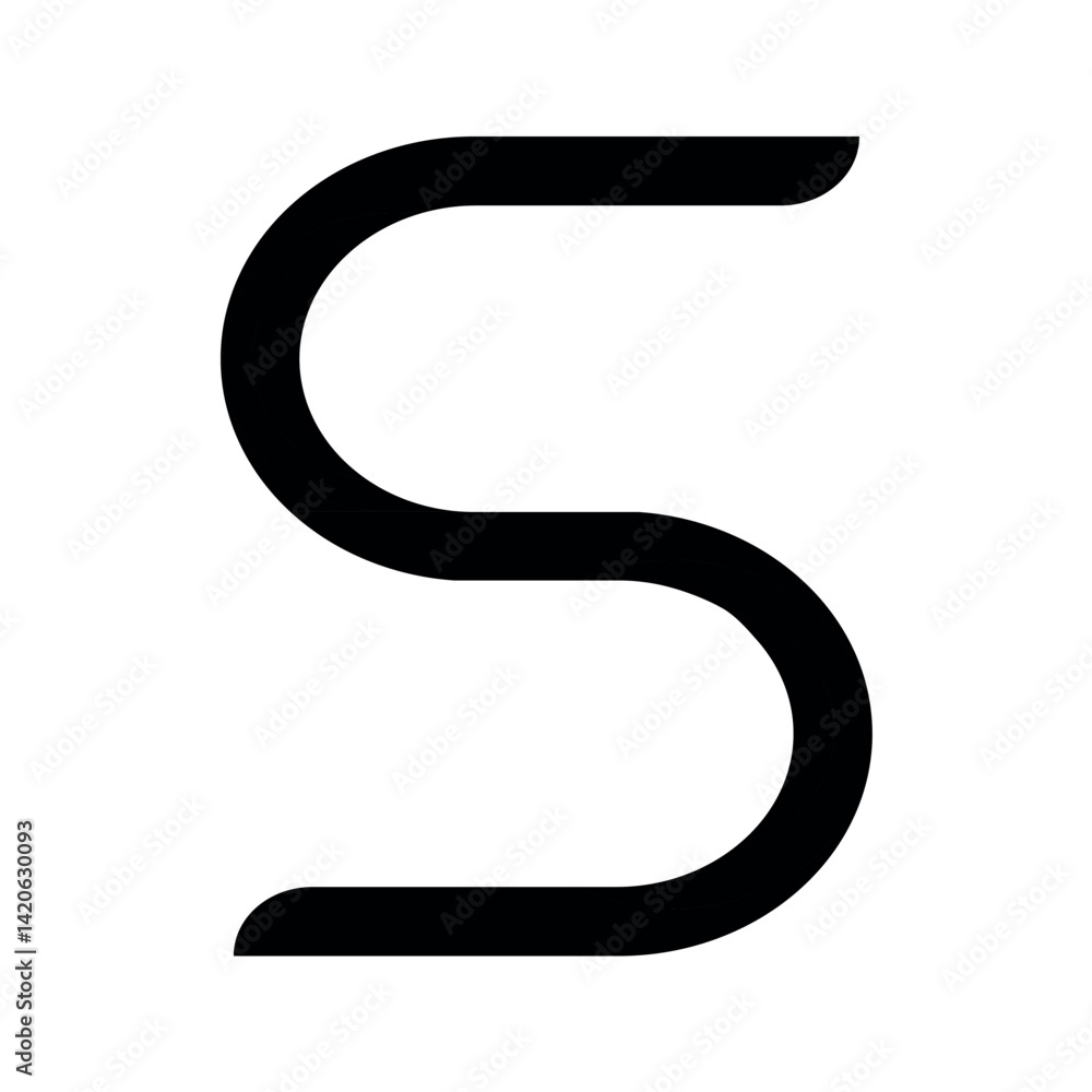 S letter icon Logo alphabet vector design. S letter icon Logo alphabet vector design.