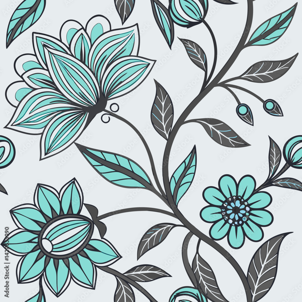 Floral Seamless Vector Floral Seamless Vector
