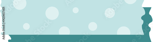 Adorable text box label with playful polka dots, ideal for headings, tags, or decorative design elements with a fun, cheerful vibe.