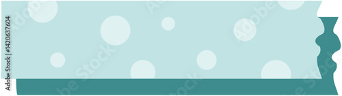 Adorable text box label with playful polka dots, ideal for headings, tags, or decorative design elements with a fun, cheerful vibe.