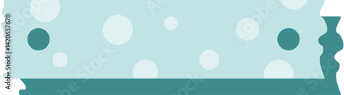 Adorable text box label with playful polka dots, ideal for headings, tags, or decorative design elements with a fun, cheerful vibe.