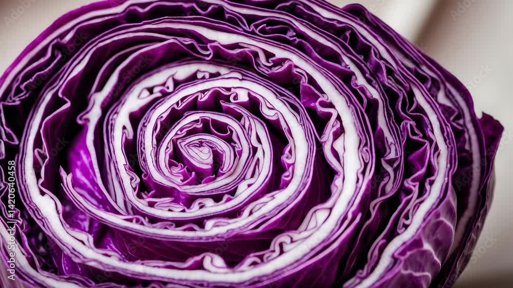 Cabbage texture in close-up Cabbage texture in close-up