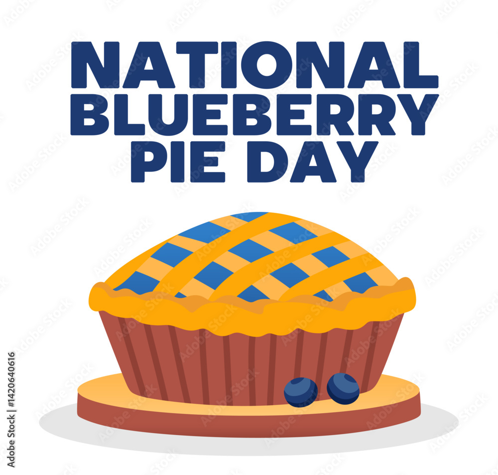 National Blueberry Pie Day with delicious blueberry pie National Blueberry Pie Day with delicious blueberry pie