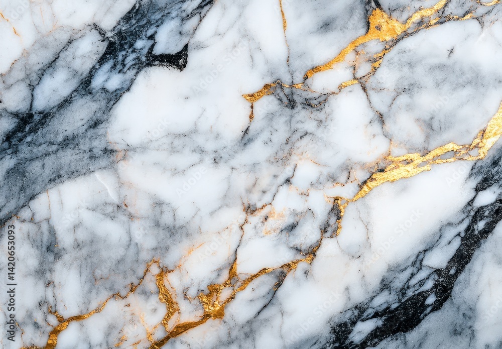 Abstract marble texture with gold veins and blue-gray patterns creating an elegant and luxurious appearance. Abstract marble texture with gold veins and blue-gray patterns creating an elegant and luxurious appearance.